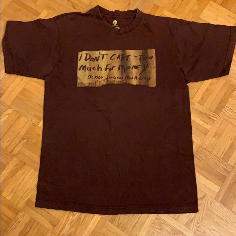 Dark brown John Lennon & Paul McCartney 90s Tshirt
